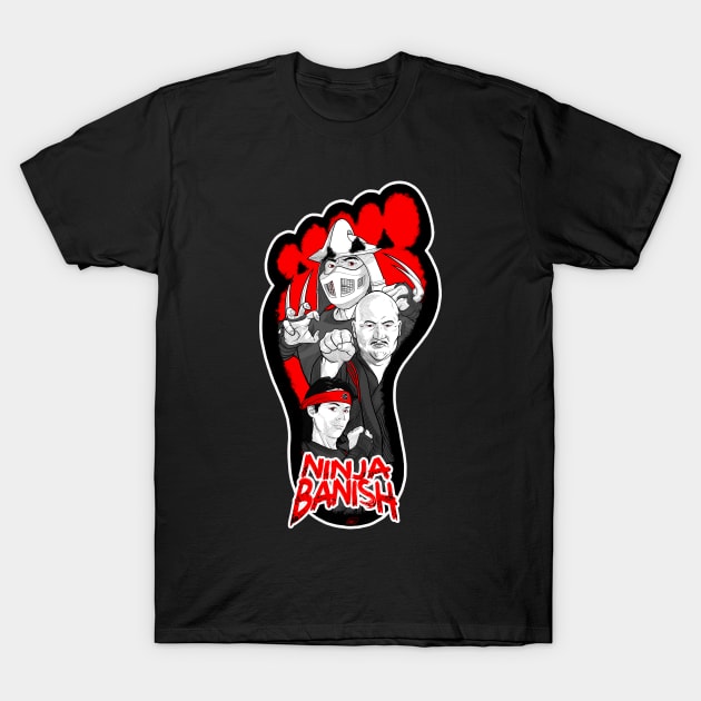 ninja banish T-Shirt by unsuperjay